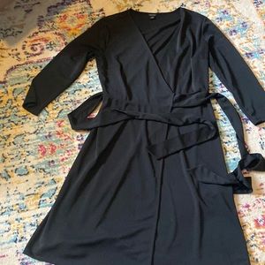 Gorgeous black wrap dress